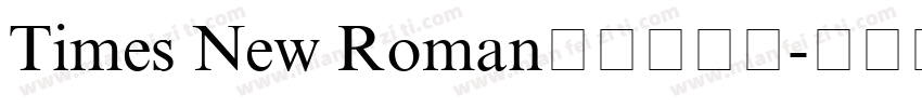 Times New Roman新罗马字体字体转换